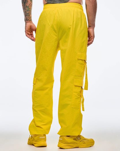 Apres Zumba High Rise Cargo Pants With Tassels