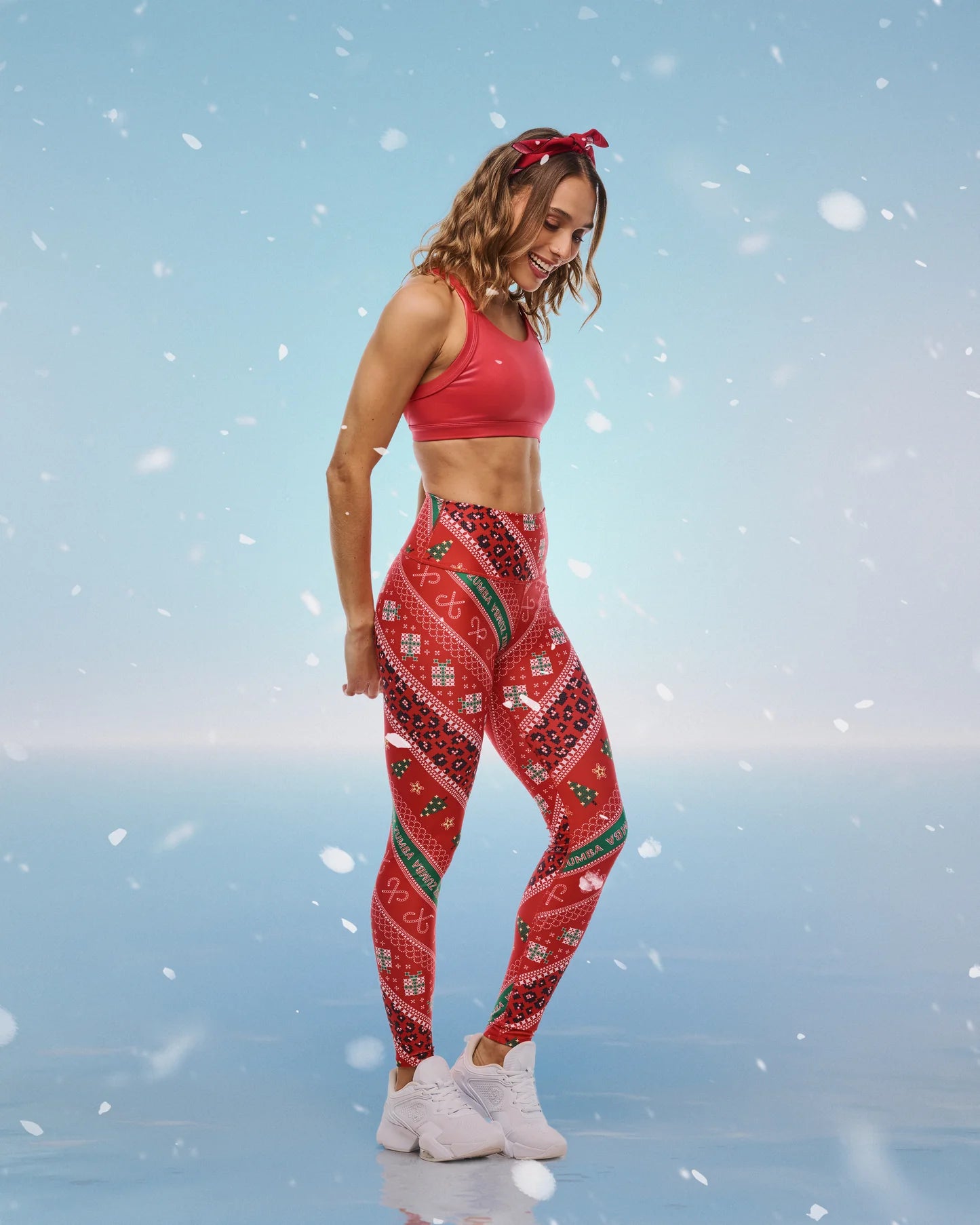 Zumba Holiday High Waisted Ankle Leggings