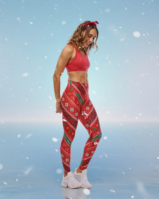 Zumba Holiday High Waisted Ankle Leggings
