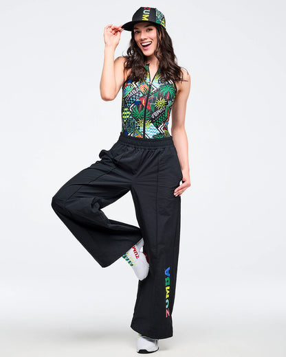 Latin Movement Z-Lift Bodysuit With Mesh Back