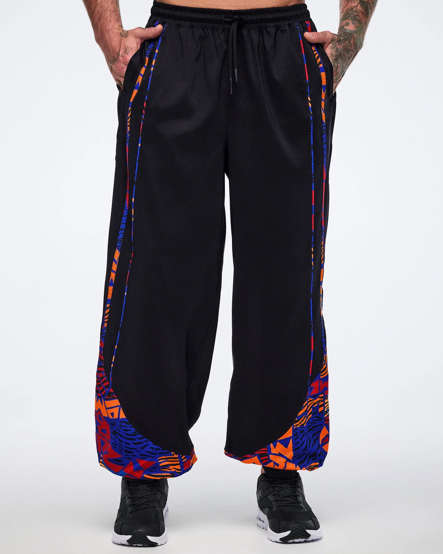 Wildbeat Woven Slouch Pants With Piping