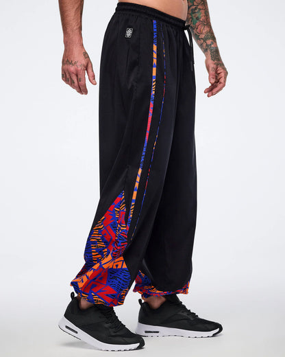 Wildbeat Woven Slouch Pants With Piping