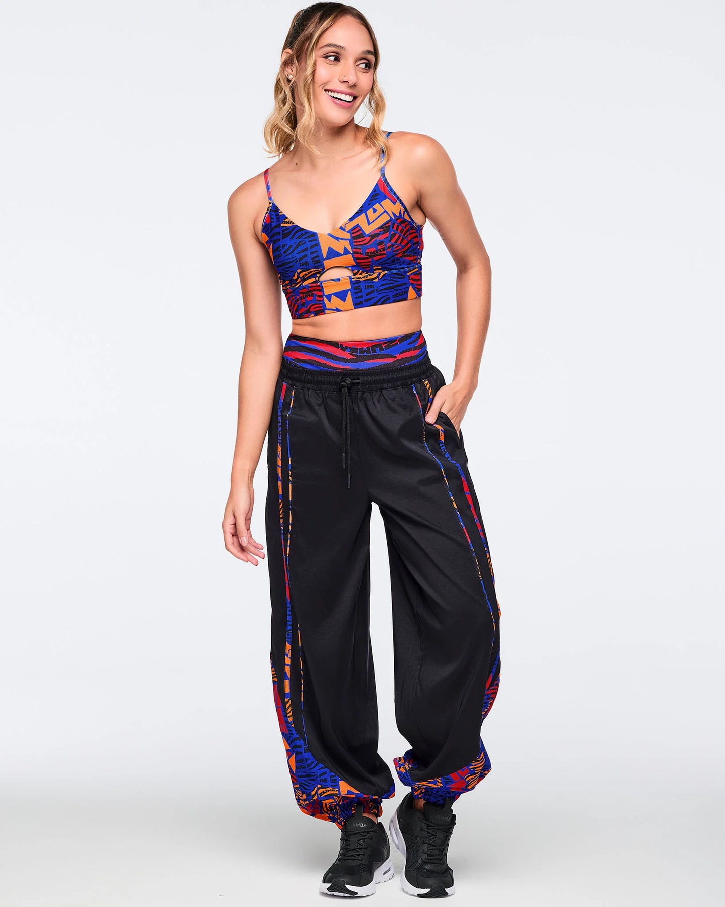 Wildbeat Woven Slouch Pants With Piping