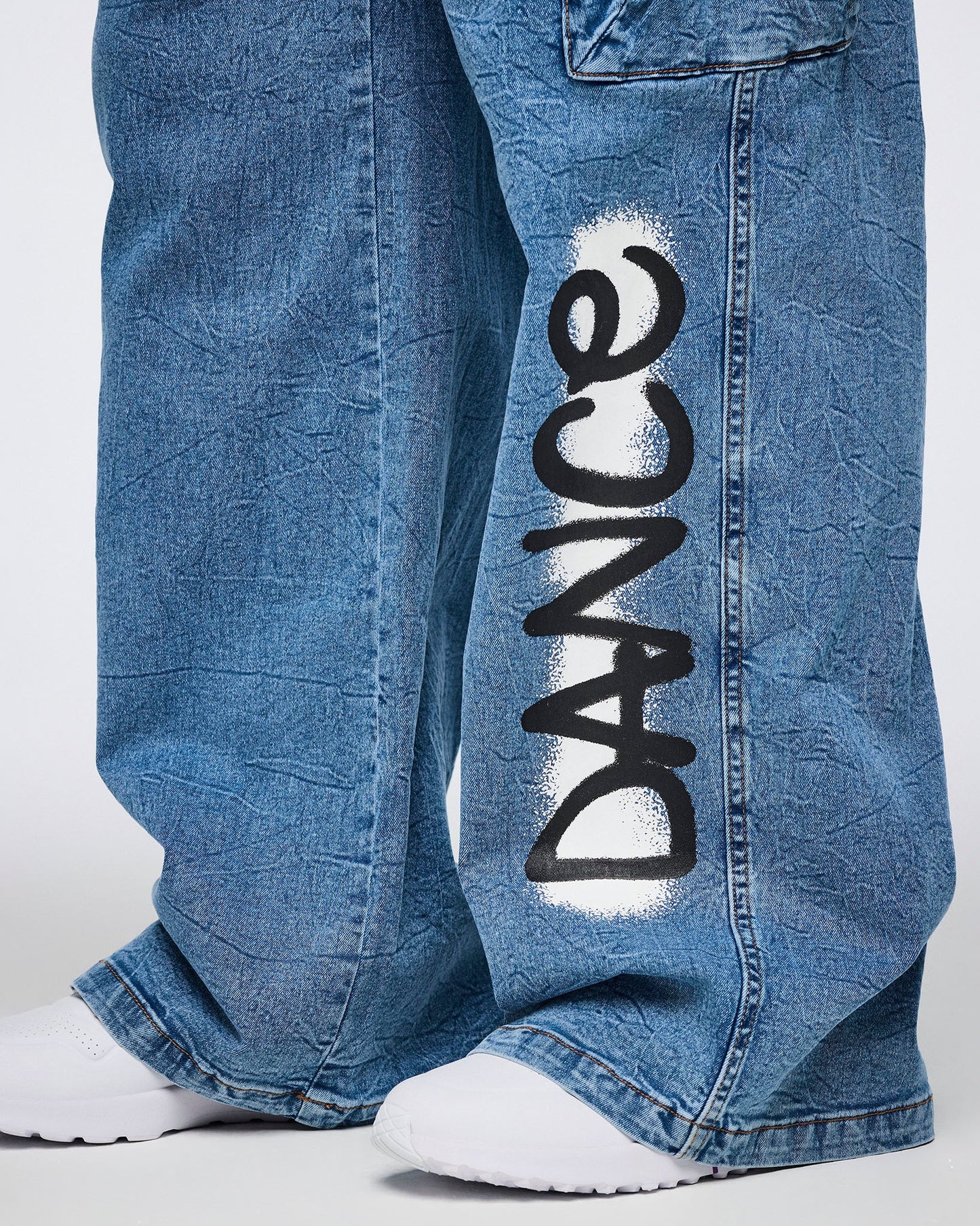 Pride Baggy Denim Cargo Pants
