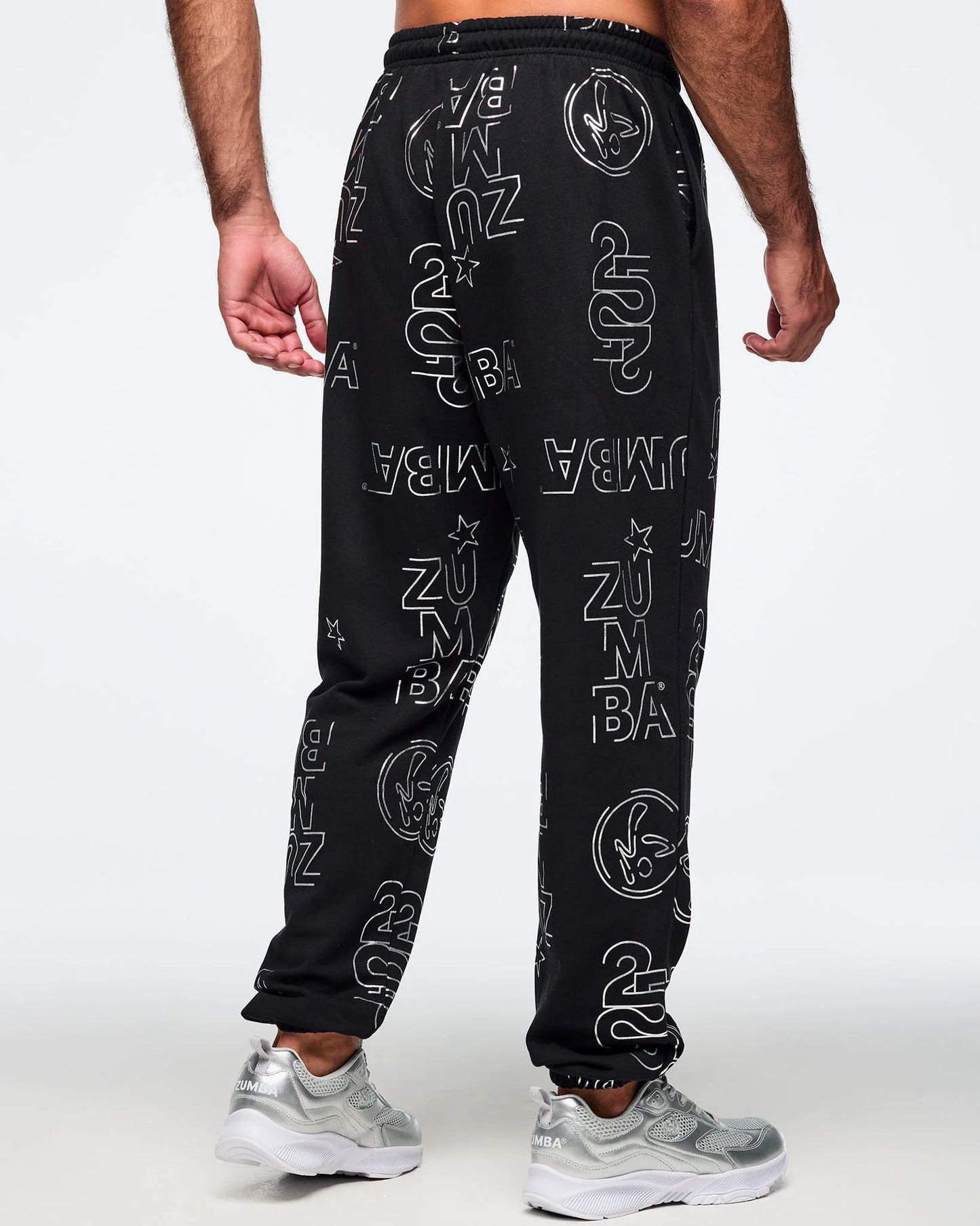 Zumba 25 Slouch Sweatpants - Black/Silver