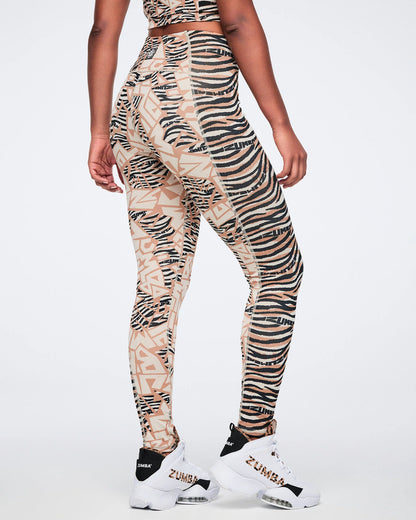 Wildbeat Z-Lift High Waisted Ankle Leggings With Side Panel