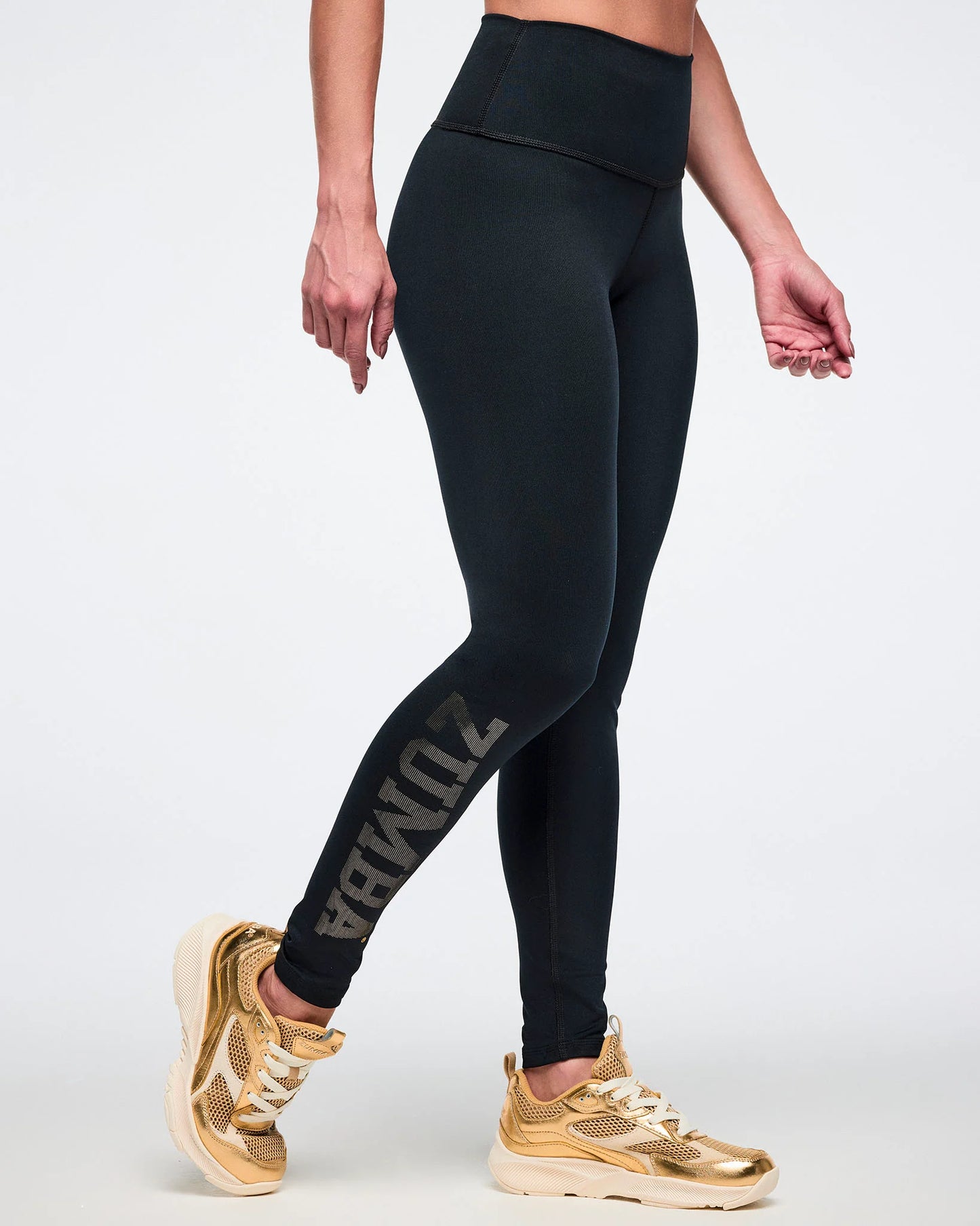 Worldwide High Waisted Ankle Legging-Black