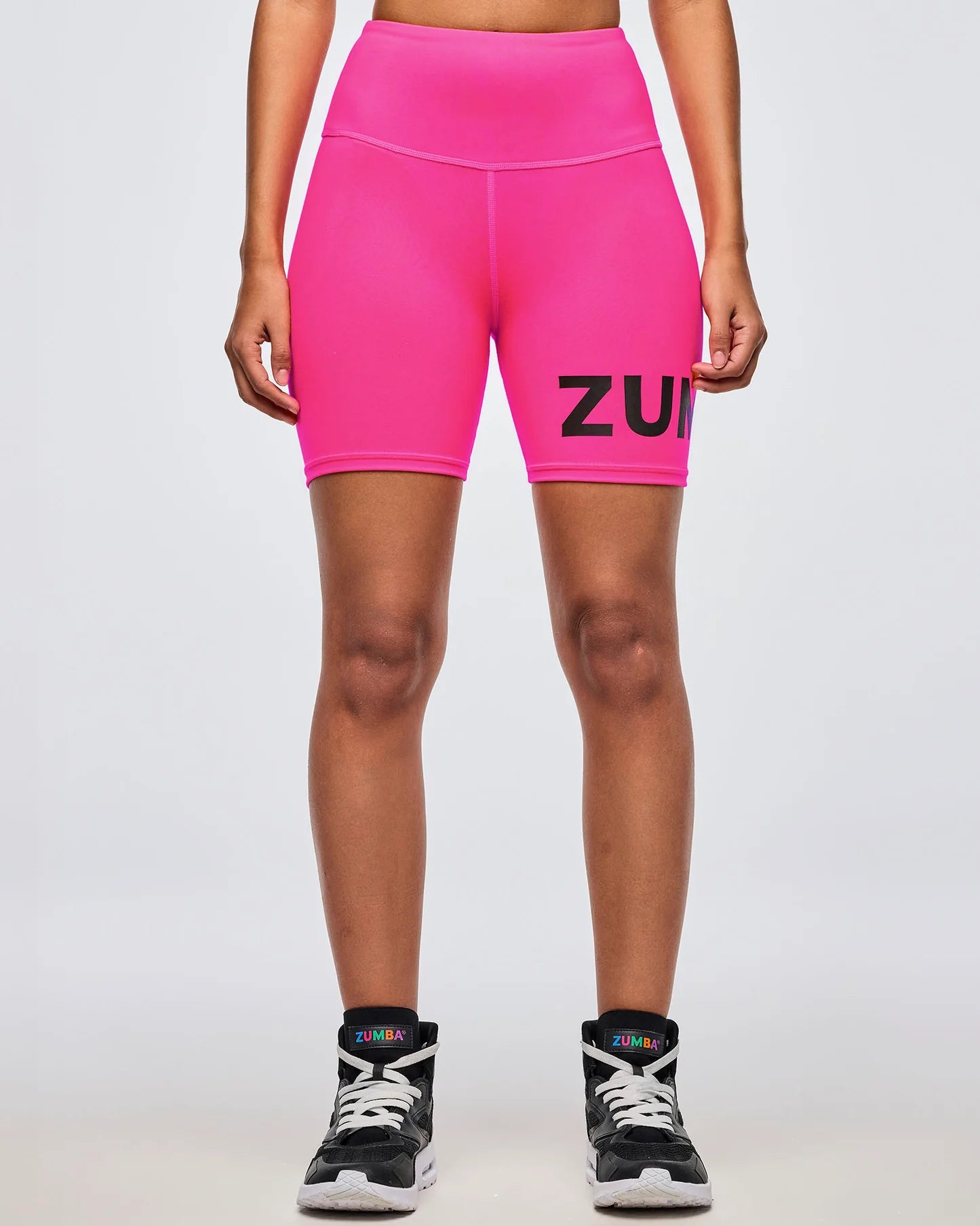 Neon High Waisted Biker Shorts