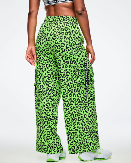 Dale-Z High Waisted Woven Cargo Pants