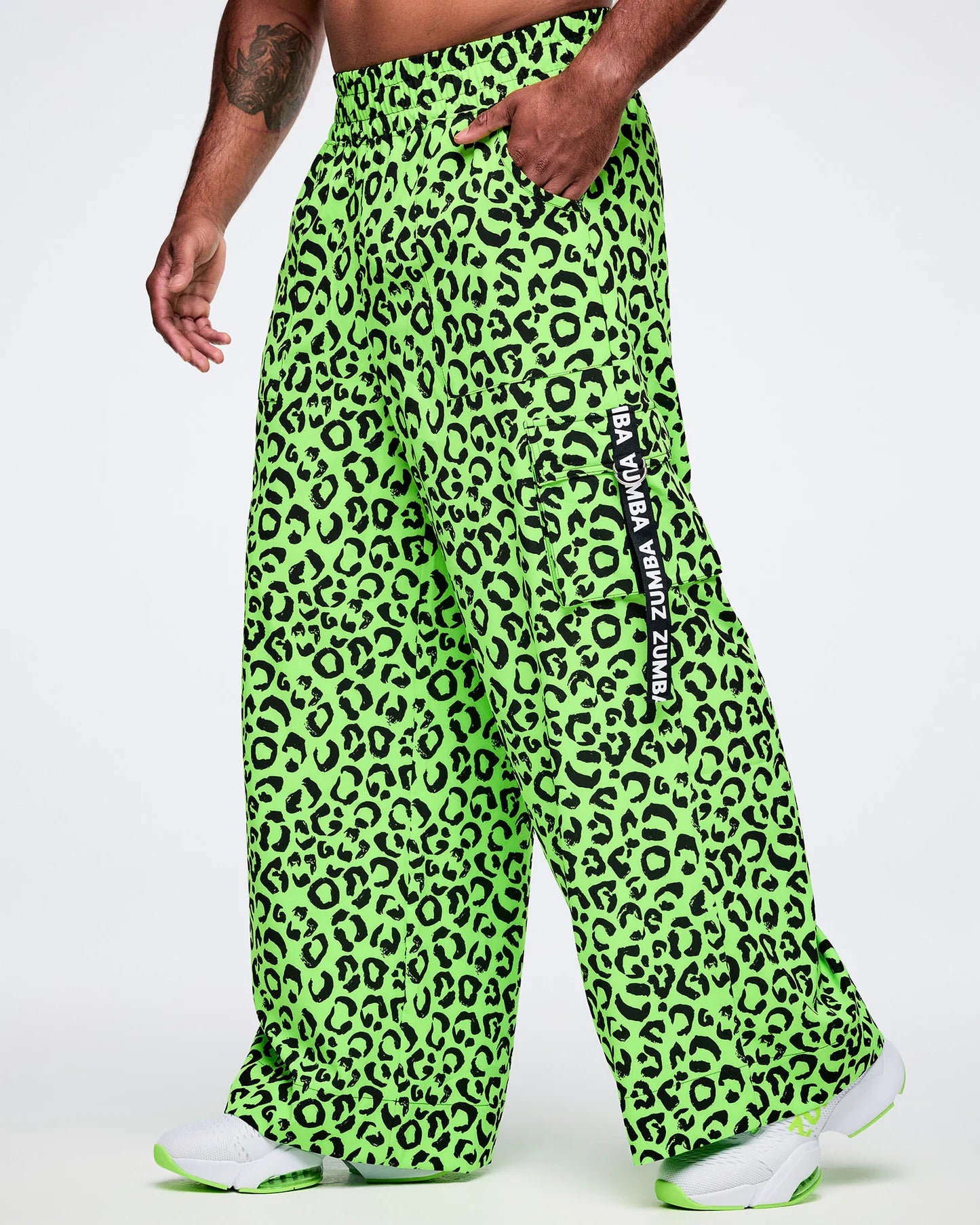 Dale-Z High Waisted Woven Cargo Pants