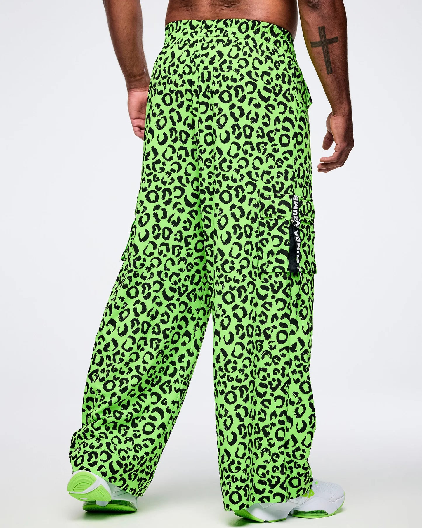 Dale-Z High Waisted Woven Cargo Pants