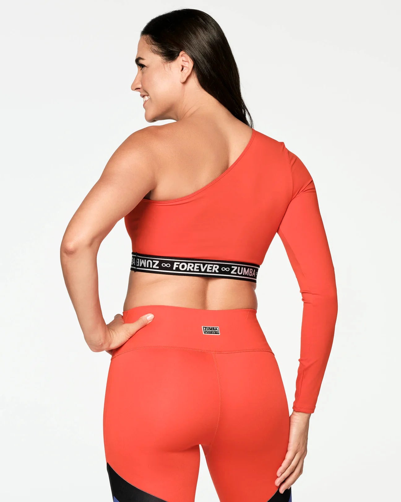 Zumba All Day One Shoulder Crop Top