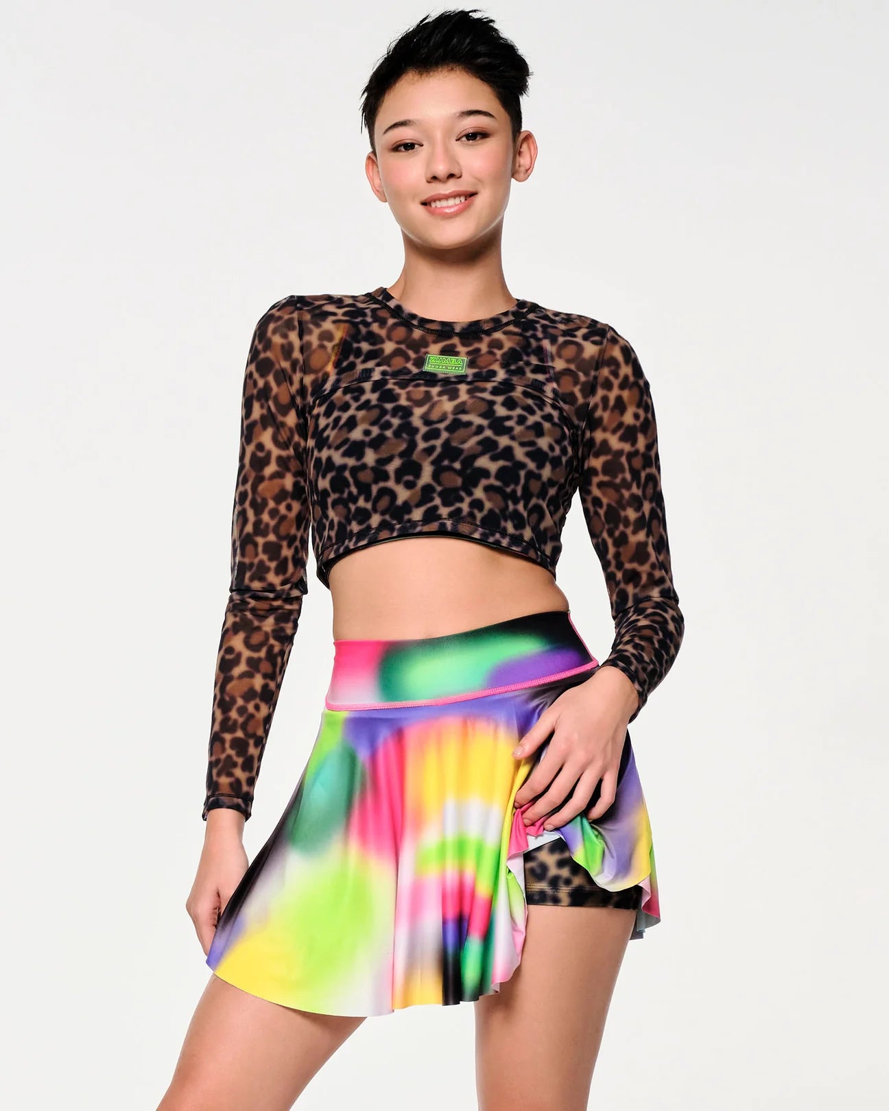 Zumba Expedition Long Sleeve Crop Top