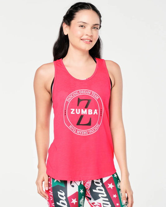 Zumba Prep Easy Racerback Tank