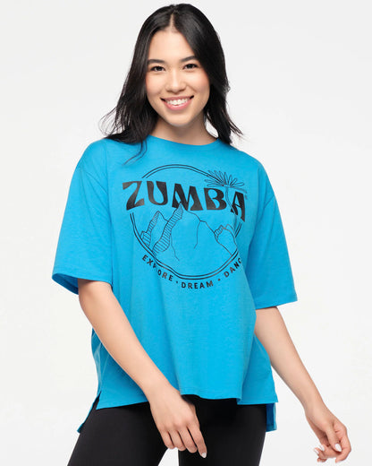 Zumba Explore Crew Neck Top