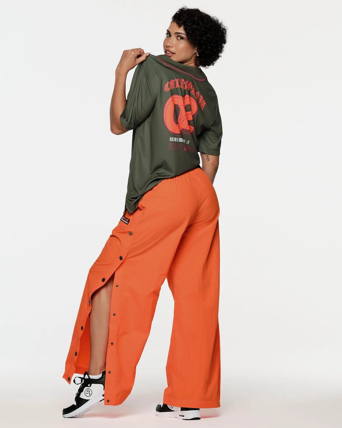 ZW X GW Wide Leg Pants With Side Snaps