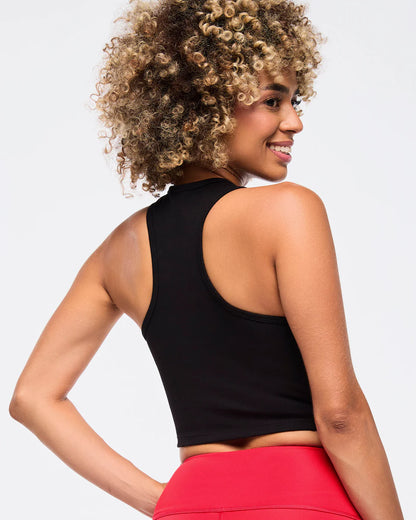 Zumba Love High Neck Mid Crop Tank