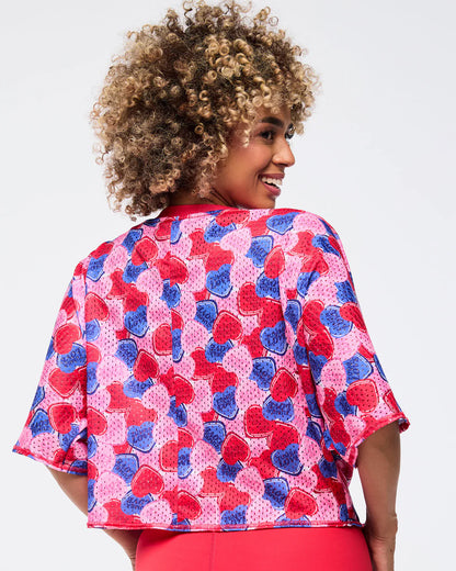 Zumba Love Boxy Dolman Crop Top