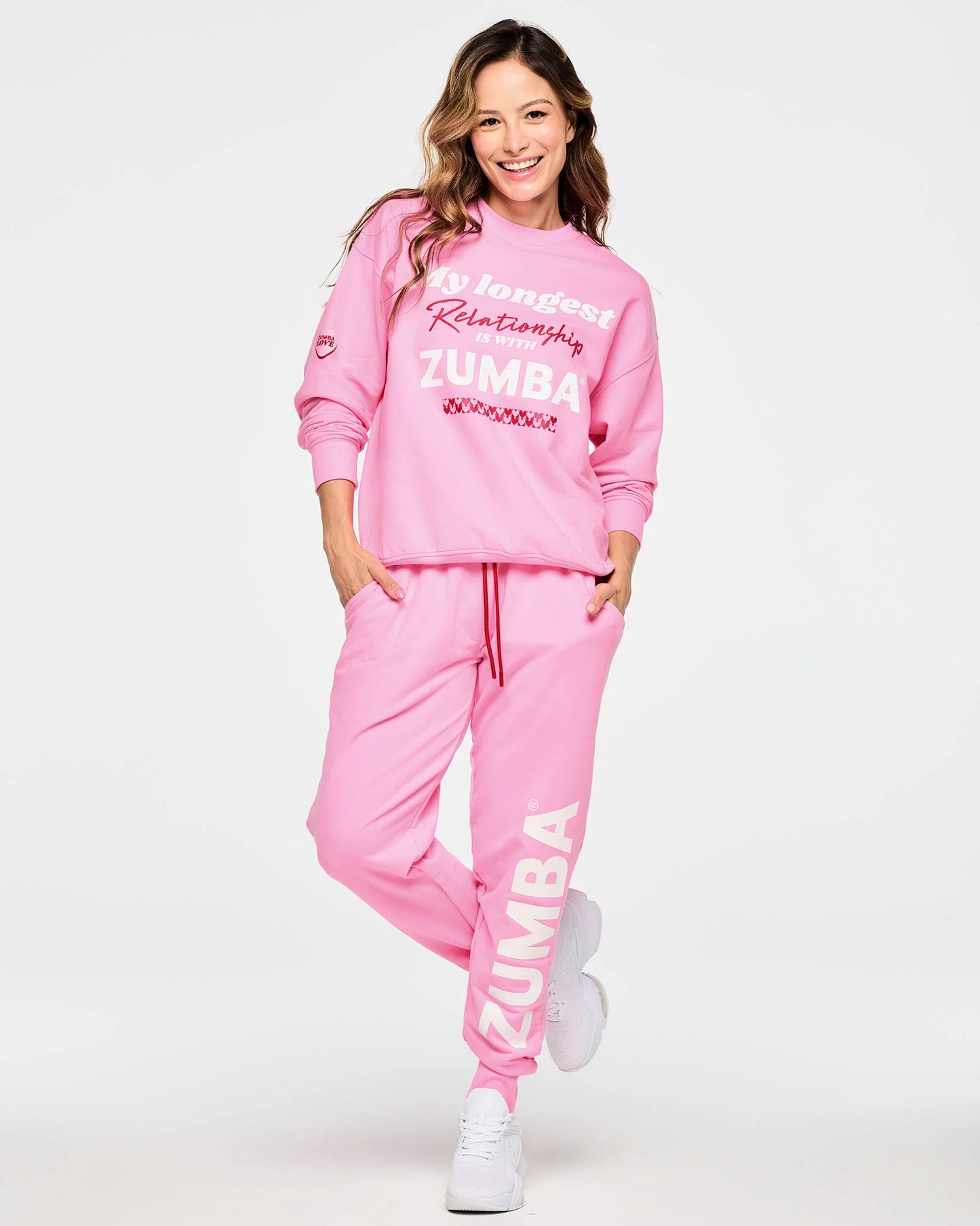 Zumba Love Oversized Pullover Sweatshirt