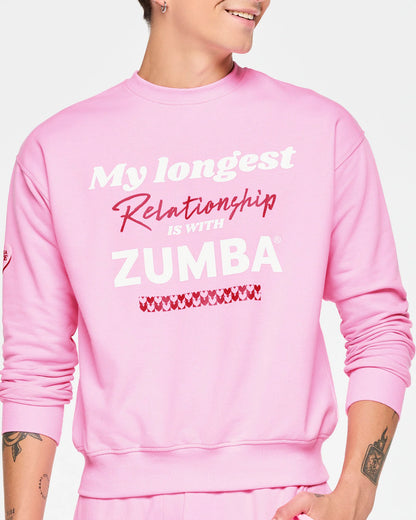 Zumba Love Oversized Pullover Sweatshirt