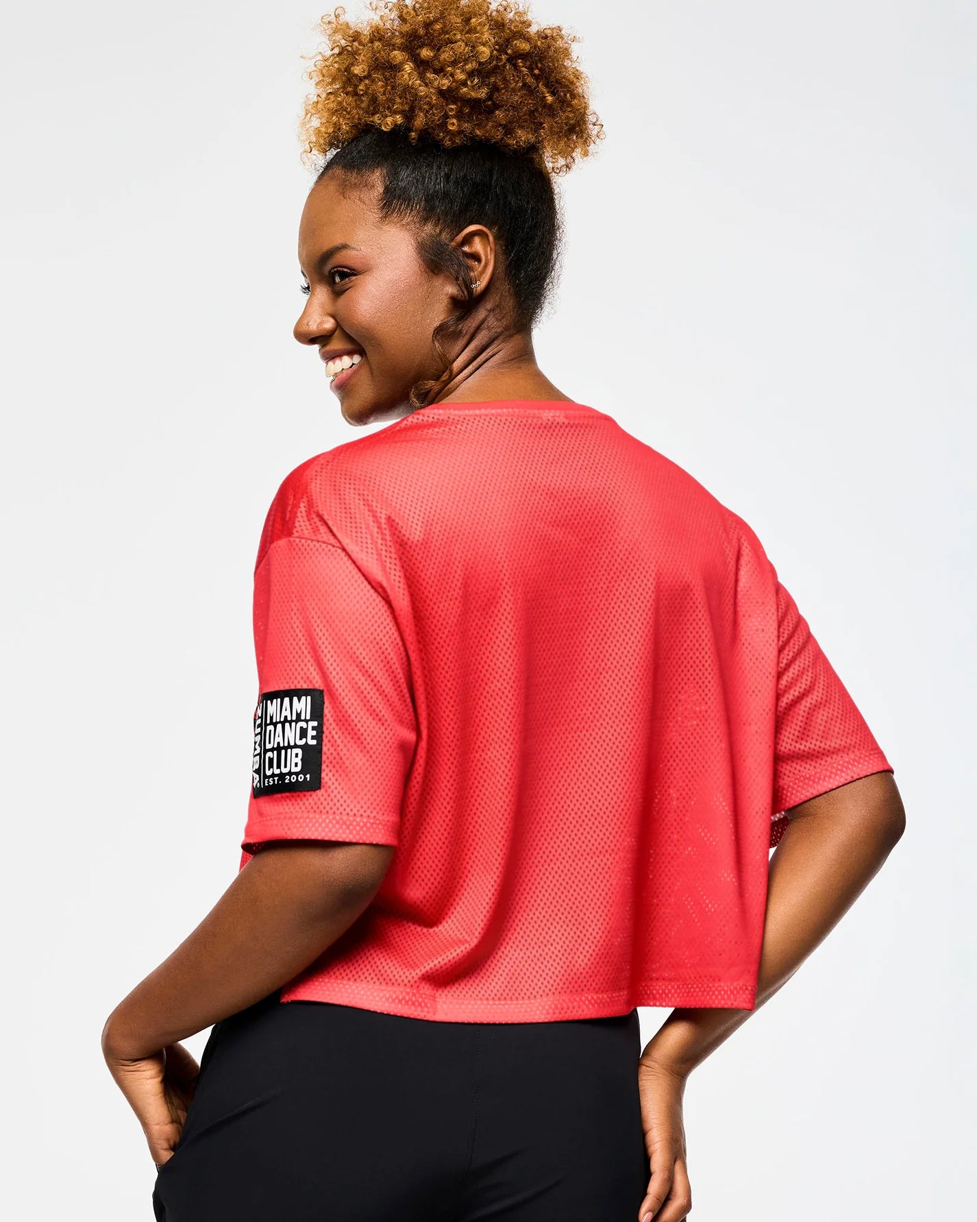 Victory Mesh Boxy Crop Top