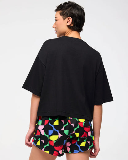Zumba Haus Oversized Boxy Crop Top