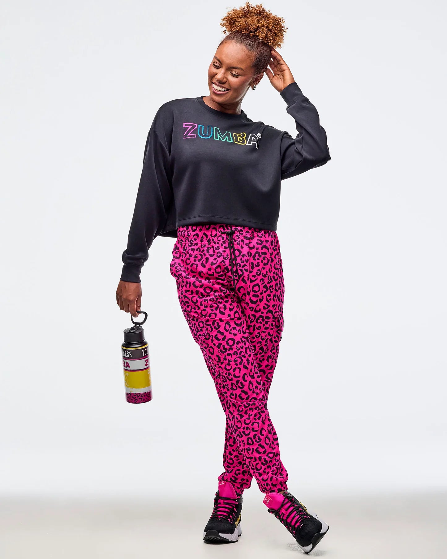 Sizzlin' Modal Long Sleeve Oversized Crop Top