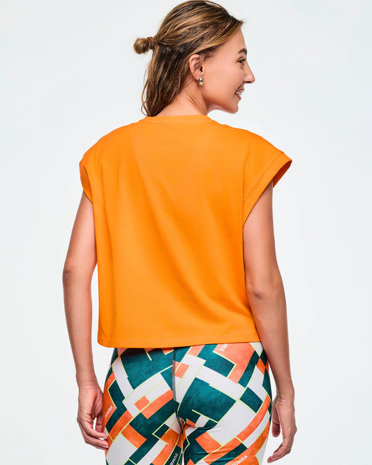 Class of 2021 Loose Tank - Orange Punch