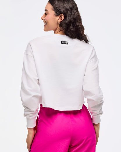 Zumba Libre Long Sleeve Boxy Crop Top