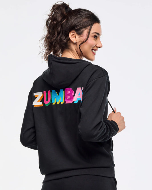 Zumba Multicolor Logo Zip-UP Hoodie