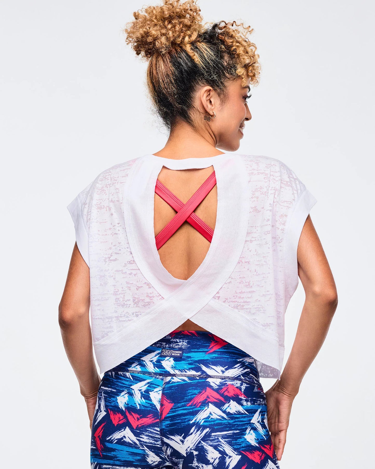 Apres Zumba Cap Sleeve Open Back Slouchy