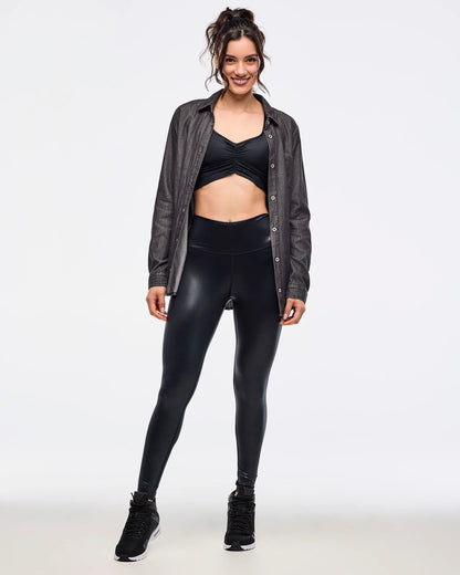 Zumba Sparkle Button Down