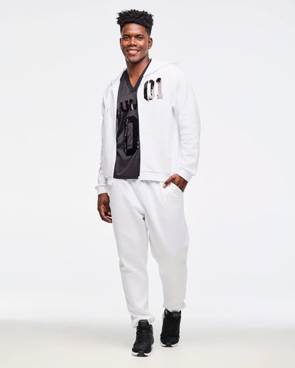 Zumba Sparkle Oversized Zip-Up Hoodie