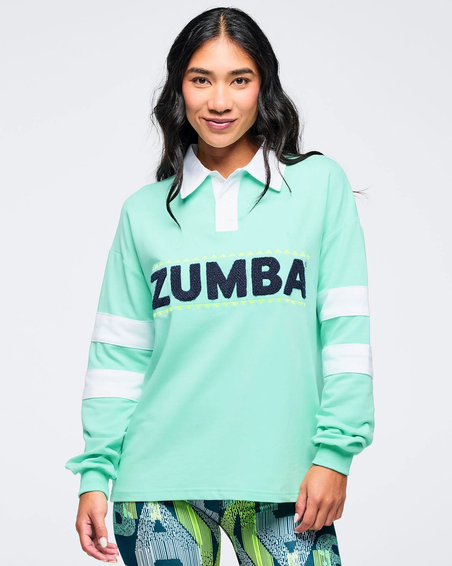 Latin Movement Long Sleeve Polo