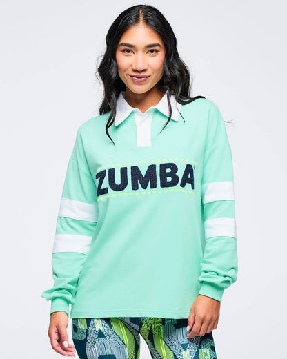 Latin Movement Long Sleeve Polo