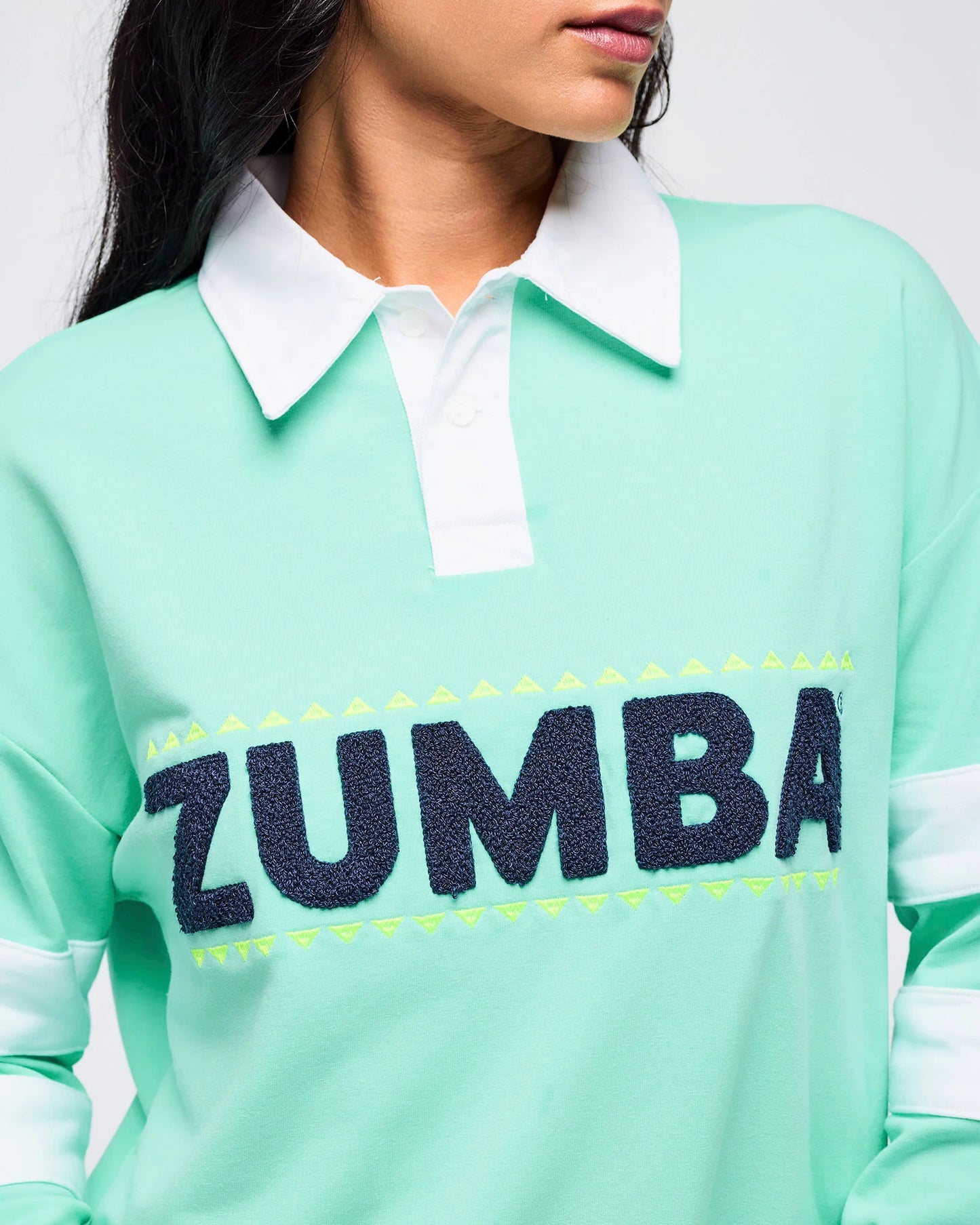 Latin Movement Long Sleeve Polo