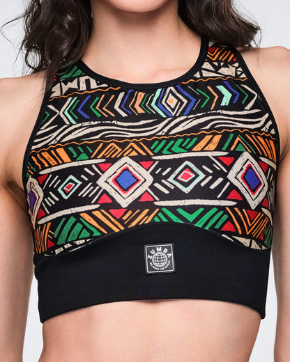Wildbeat Longline Scoop Neck Racerback Bra