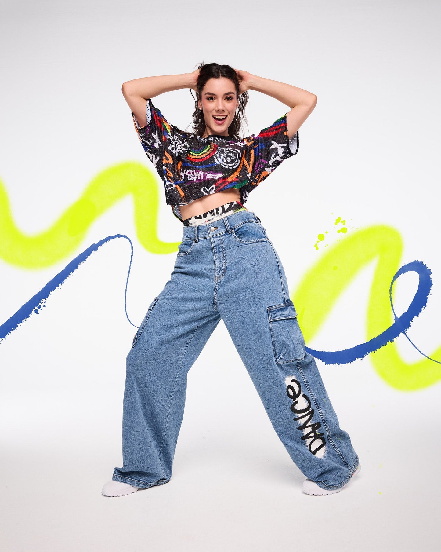 Pride Mesh Boxy Crop Top