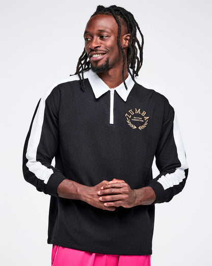 Worldwide Long Sleeve Zip Polo