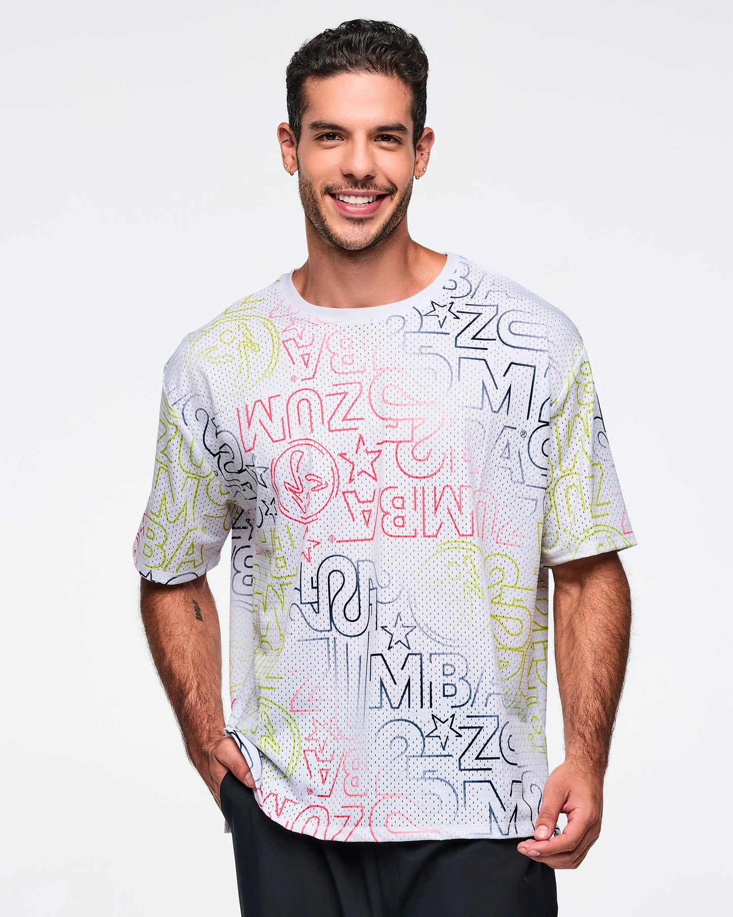 Zumba 25 Boxy Mesh Top