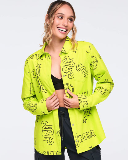 Zumba 25 Button Down