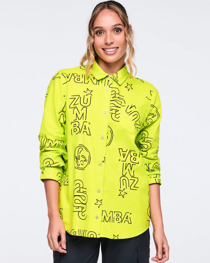 Zumba 25 Button Down