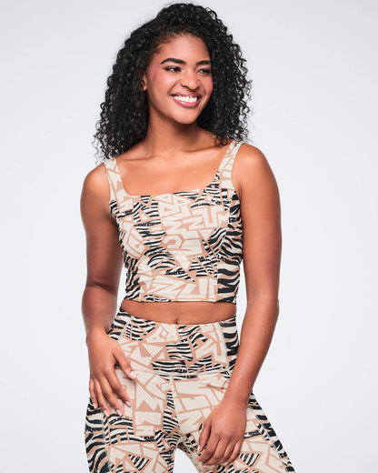 Wildbeat Z-Lift Crop Tank With Shelf Bra