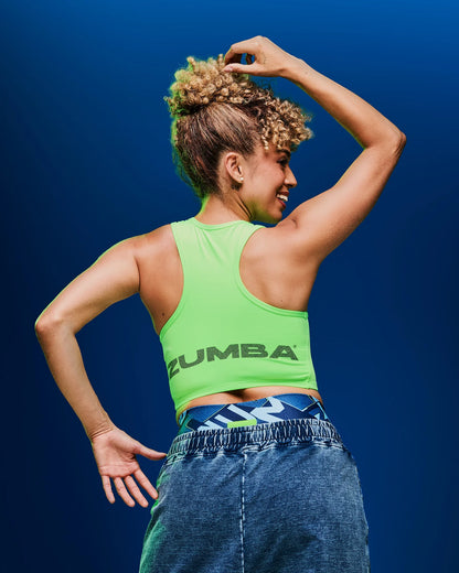 Jean Jamz High Neck Crop Tank
