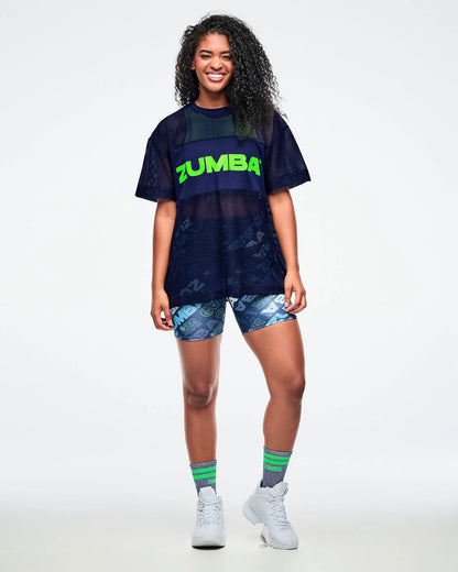 Jean Jamz Boxy Mesh Top