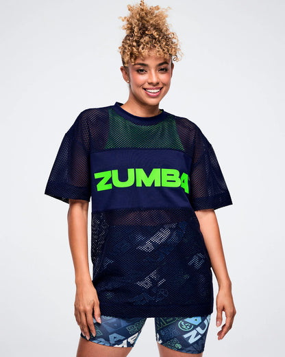 Jean Jamz Boxy Mesh Top