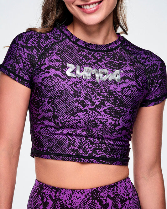 Rock ´n´ Roll Crop Sleeve Crop Top