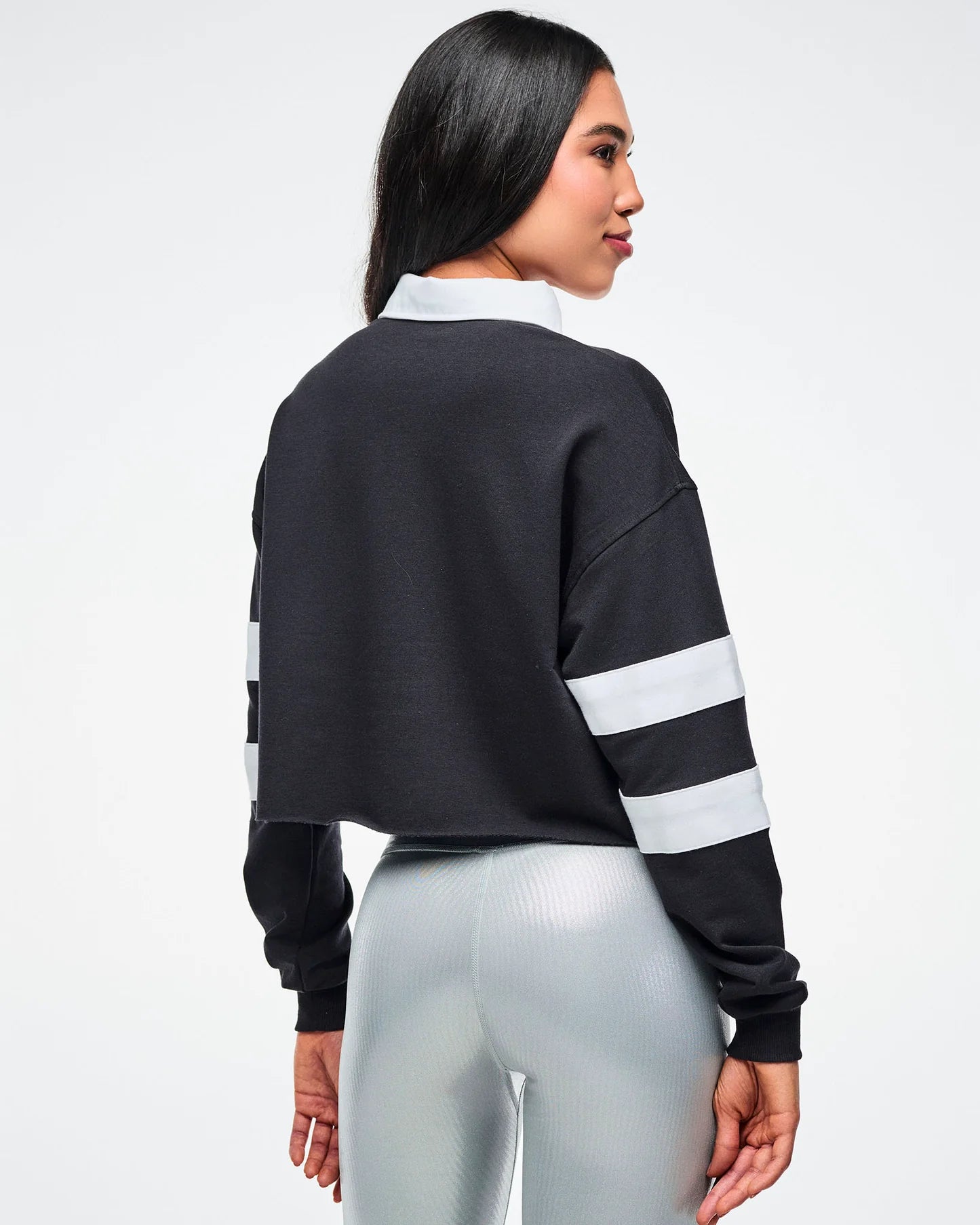 Dale-Z Long Sleeve Crop Polo