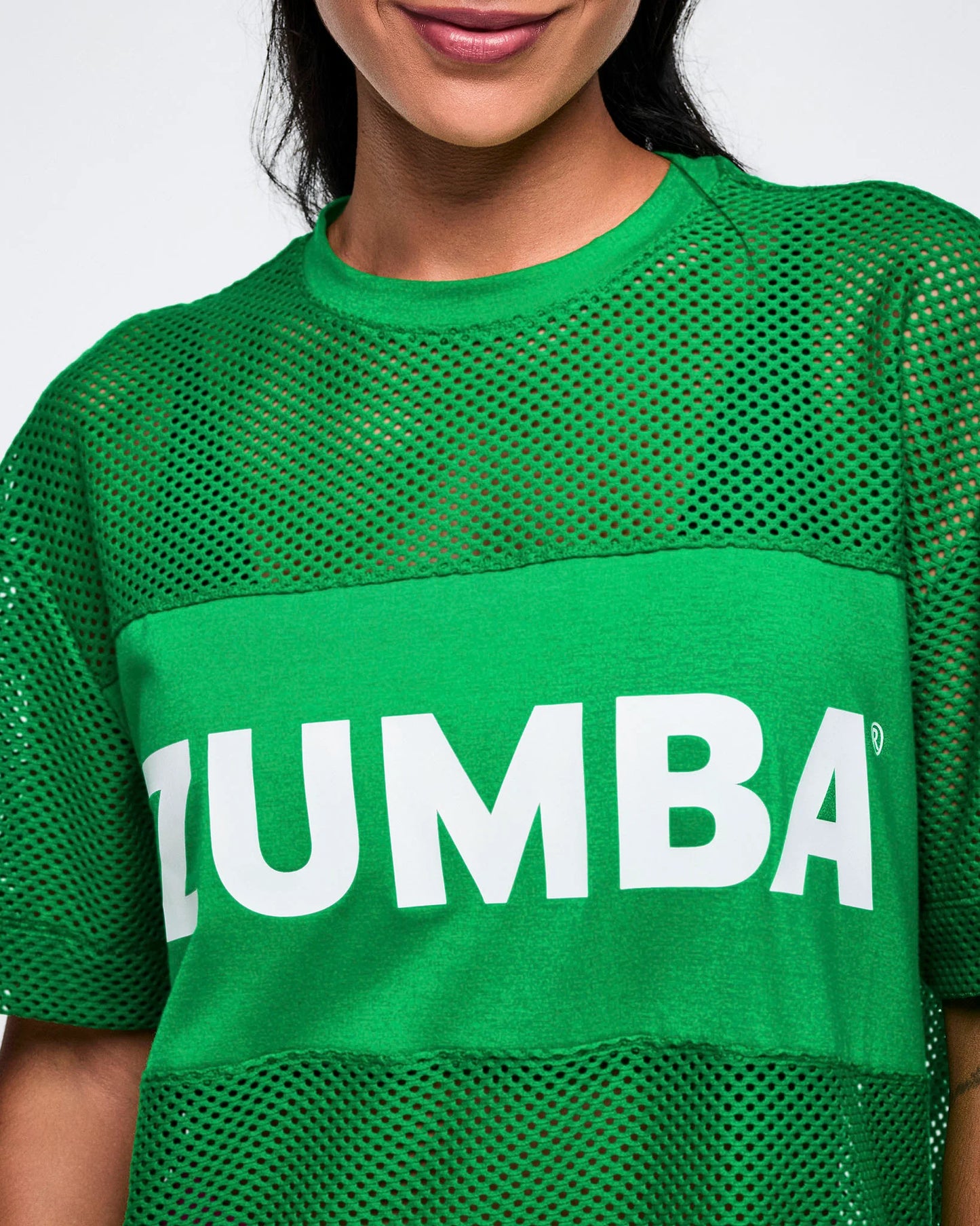Color Spree Boxy Mesh Top