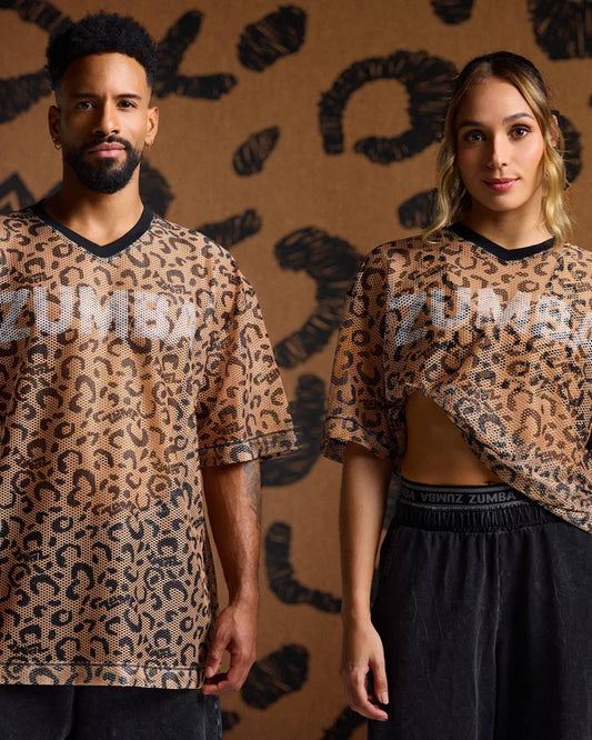 Zumba Wildbeat Oversized Mesh Top